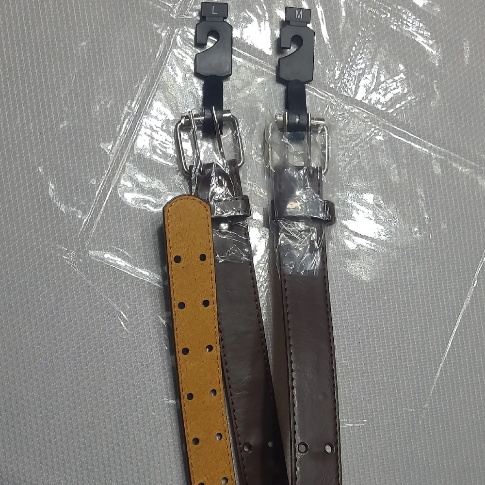 Two Kids Brown Leather Belt Medium & Large